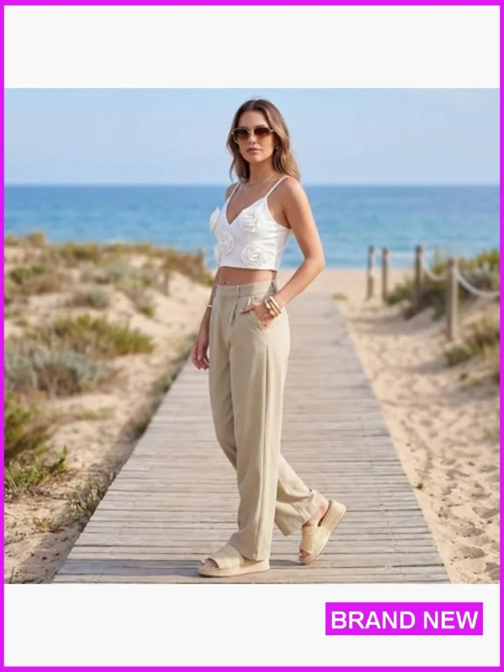 Raffia Platform Wedge Sandals Slip On Espadrilles Summer Beach Slides